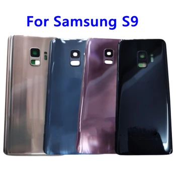 Задняя крышка аккумулятора S9 для Samsung Galaxy S9 G960, сменное заднее стекло для Samsung Galaxy G960F