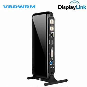 Док-станция USB 3.0 с чипом Displaylink, конвертер USB 3.0 USB-C в HDMI-совместимый HD DVI Гигабитный Ethernet-чип Displaylink