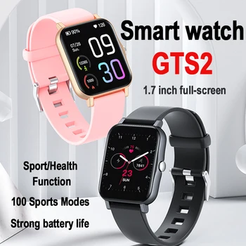 GTS2 Smartwatch 1,69 Дюймов Полноэкранный Bluetooth-Вызов Монитор Сердечного Ритма Сна Водонепроницаемый IP68 GTS2 Смарт-Часы Для Мужчин И Женщин