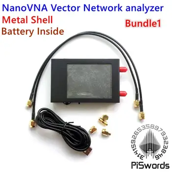 Новейший Векторный Сетевой анализатор NanoVNA С Металлическим корпусом 50 кГц -900 МГц HF VHF UHF Антенный Анализатор с батареей Стоячей волны внутри
