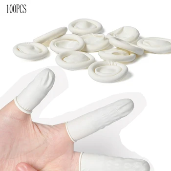 100шт одноразовых аксессуаров для перманентного макияжа для пальцев Высококачественное одноразовое покрытие для пальцев для микроблейдинга