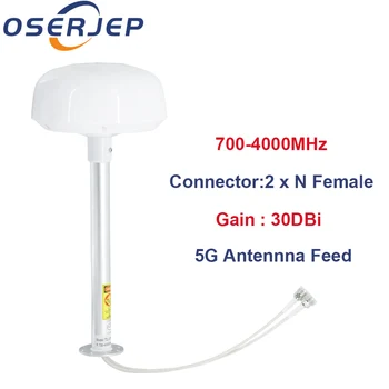 питание антенны 5g Mimo 698-4000 МГц 2G 3G 4G 5G LTE Питание наружной антенны 2X30dBi Внешняя Антенна 2 X N Гнездовой разъем