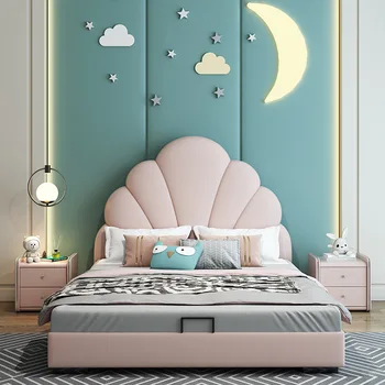 Современная кровать принцессы, раковины знаменитостей в стиле 