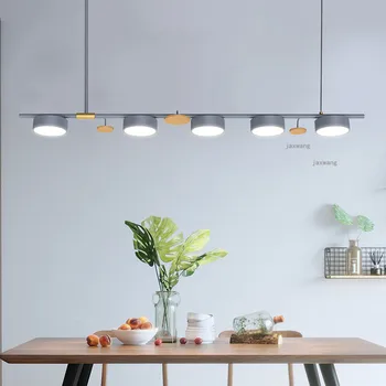 Подвесные светильники Nordic LED в стиле Macaron для гостиной, подвесные светильники для внутреннего освещения, светильники для чердака, подвесная лампа, кухонный аксессуар
