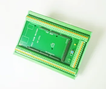 Arduino MEGA 2560 Разъемный модуль для крепления на DIN-рейку с пружинными соединительными клеммами