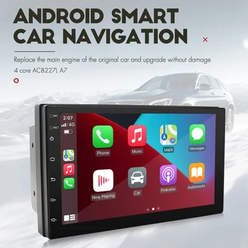 Автомагнитола с Carplay, автомобильные развлечения, мультимедиа, 7-дюймовый сенсорный экран, FM-автомобильный радиоприемник, GPS-навигация 1G + 16G MGO3