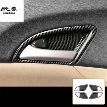 4шт/много ABS углеродного волокна зерна или деревянные межкомнатные двери встряхнуть Handshandle чаша украшение Крышка для Хонда Аккорд 2008-2012 МК8