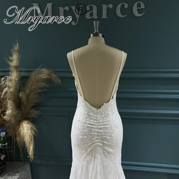 Mryarce Эластичное кружевное свадебное платье 