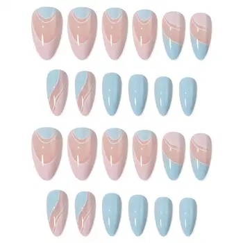 1 Комплект пластырей для ногтей Модный ультратонкий пластик для маникюрных наконечников для маникюрного салона Искусственные ногти