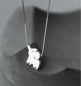 SanLan 1 шт. Милое простое ожерелье в виде слона, подарок на Удачу на День рождения