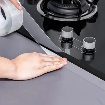 Кухонная раковина водонепроницаемая и защищающая от плесени нано-лента прозрачная лента для ванной, туалета, самоклеящаяся клейкая бумага, купальники