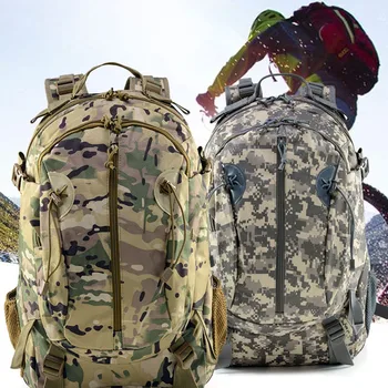 Новые мужские рюкзаки большой вместимости для спорта на открытом воздухе из ткани Оксфорд, водонепроницаемая сумка, армейский камуфляж, военно-тактический рюкзак
