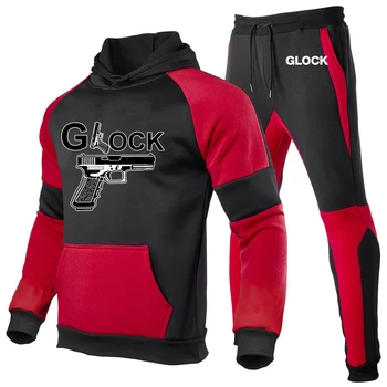 Glock Perfection Shooting Модная мужская одежда, спортивные костюмы, пуловер для бега, спортивный костюм, повседневная толстовка, Спортивная одежда + брюки, комплект из 2 предметов