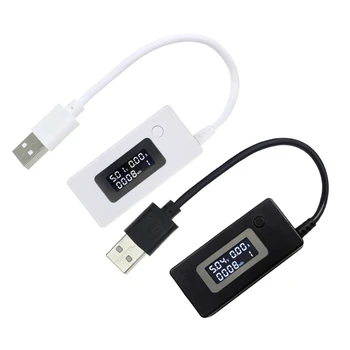 ЖК-USB Мини-тестер монитора напряжения и тока USB Volatage Amps Измеритель мощности Мультиметр Аккумуляторный вольтметр Амперметр Портативный