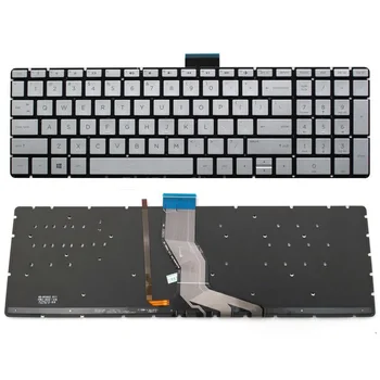 Новая клавиатура для ноутбука HP 15-BS000 15-BS009CA 15-BS013DX 15-BS014CY 15-BS015CY 15-BS015DX 15-BS016CY Серебристого цвета с подсветкой США
