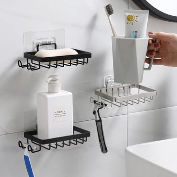 Высококачественный настенный держатель для мыла из нержавеющей стали для ванной комнаты двухслойный сливной мыльница для душа Мыльница для ванной комнаты