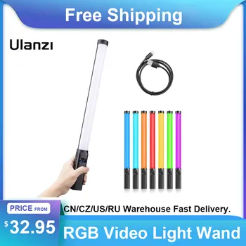 Ulanzi VL119 Photography Lamp RGB Tube Handheld LED Video Light Wand CRI 95 для Прямой Трансляции Видеоблогов Портретная Фотография продукта