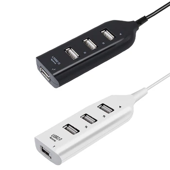 USB-Концентратор 2.0 Multi USB Splitter Hub Используйте Адаптер Питания Multiple Expander 2.0 USB-Концентратор Для Настольных Портативных ПК с 4 Портами дизайна