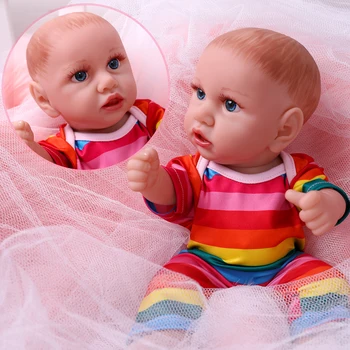 2021 Мини-Кукла Reborn Baby Doll 12 Дюймов Реалистичная Ручная Работа Очаровательные Куклы Для Новорожденных 30 СМ Boneca Мальчик Девочка Кукла Игрушки Подарок На День Рождения