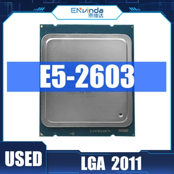 Intel Использовала оригинальный процессор Xeon E5 2603 CPU Процессор E5-2603 1,80 ГГц 80 Вт 10 МБ Четырехъядерный Процессор серии Xeon FCLGA2011