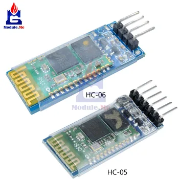 HC-06 HC06/HC-05 HC05 RF Беспроводной Приемопередатчик Bluetooth Ведомый Модуль Преобразователь RS232/TTL в UART Плата 4 Pin/6 Pin для Arduino