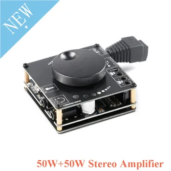 50 Вт + 50 Вт Мини-Цифровой стереоусилитель 50WX240 Вт Динамик Аудио Плата питания Модуль усилителя AUX APP XY-AP50L 50 Вт * 2, совместимый с Bluetooth