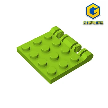 MOC Set GDS-1132 Шарнирная пластина 3 x 4 с двойным замком на 2 пальца, 9 зубьев, совместимая с детскими игрушками lego 44570 шт.