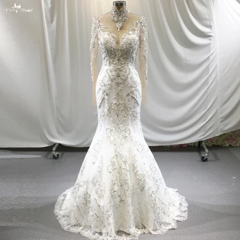 RSW1834 Платья невесты с длинными рукавами Свадебные платья русалки 2023 класса люкс