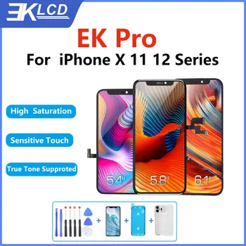 EK Pro Incell 3D Сенсорный Дигитайзер В Сборе Для iphone X XS Max XR 11 Pro Max 12 Pro Max С Заменой ЖК-дисплея
