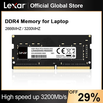 Lexar Memoria DDR4 Ноутбук 3200 МГц Оригинальный Новый Memoria Ram 4 ГБ 8 ГБ 16 ГБ 32 ГБ Высокоскоростной Памяти SODIMM для Ноутбуков