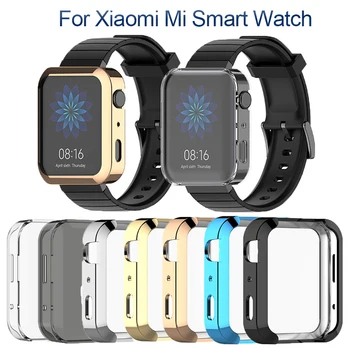 Защитный чехол для экрана Xiaomi Mi Watch Smart Band, универсальный ультратонкий чехол для часов из мягкого ТПУ, защитный бампер-оболочка