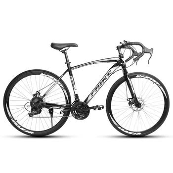 Горный велосипед 21-скоростной внедорожный велосипед 700C для гонок по пересеченной местности с двойным демпфированием MTB из высокоуглеродистой стали
