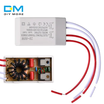 diymore Модуль Управления Выключателем Света AC220V-240V 12V 20-60 Вт Светодиодный Драйвер Источника Питания Электронного Трансформатора Подходящей Платы