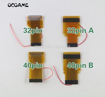 OCGAME высококачественный 32Pin 40pin 30PINA и 40PIN B Для GBA Ленточный Кабель AGS 101 Адаптер С подсветкой Screen Mod