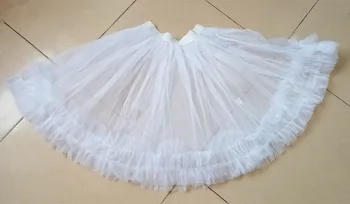 Новые белые нижние юбки Bustle для бального платья Рождественские платья Нижняя юбка Свадебные аксессуары Кринолины юбки