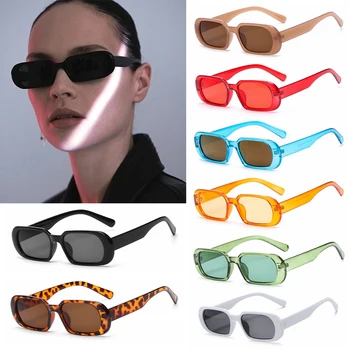 Летние аксессуары, солнцезащитные очки в маленькой оправе, винтажные оттенки, солнцезащитные очки для женщин, ретро-овальные солнцезащитные очки