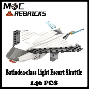 MOC Военная Серия Batiodea-class Light Escort Shuttle (BLES) Модель DIY Сборка Кирпичей Строительные Блоки Игрушки-Головоломки Детский Подарок