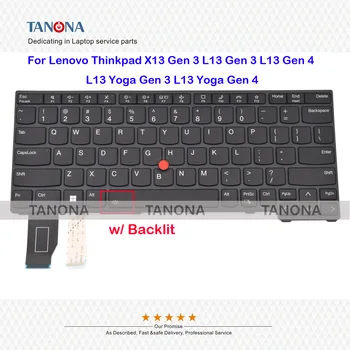 Оригинальный Новый 5N21H77171 5N21H77022 5N21H76804 Для Lenovo Thinkpad X13 Gen 3 L13 Gen 3 L13 Gen 4 L13 Yoga Gen 3 Американская Клавиатура с подсветкой