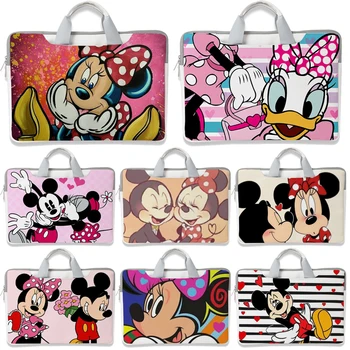 Disney Mickey Minnie Daisy сумка для ноутбука чехол для Macbook Air Pro 13 14 15,6 Чехол для ноутбука водонепроницаемая сумка мультяшная портативная сумка