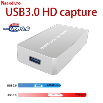 EZCAP287P USB 3,0 HDMI Карта Захвата Игры Запись Прямой Трансляции 1080p 60 кадров в секунду USB Ключ Захвата Видео Рекордер для XBOX PS4 WII