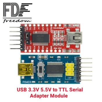 Модуль последовательного адаптера FT232RL FTDI USB 3,3 V 5,5V к TTL НОВЫЙ для Arduino FT232 Pro Mini USB К TTL 232