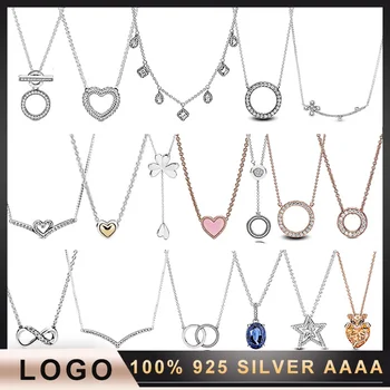 Ожерелье из стерлингового серебра X5 s925 для мужчин и женщин, кольцо с бриллиантовым логотипом, ожерелье с цепочкой из змеиной кости, узор 