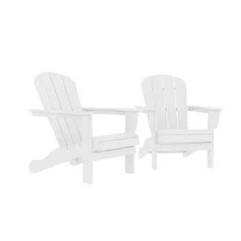 Кресло Adirondack из полиэтилена высокой плотности \ Стулья для костра \ Песочное кресло \ Уличные стулья для патио \ Шезлонг из полимерной смолы DPE\  Газон