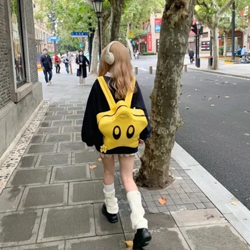 Модная сумка, рюкзак Big Eyes Star, Корейская пикантная девушка, милая студенческая школьная сумка, Женский Кавайный Водонепроницаемый детский рюкзак для путешествий