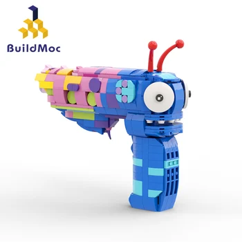 BuildMoc High Kennyed Gatlians Gun Строительные Блоки, Установленные На Жизнь, Говорящий Пистолет, Оружие, Кирпичи, Игрушки Для Детей, Подарок На День Рождения, Рождество