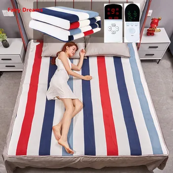 Электрическое одеяло с электроподогревом для одноместных и двухместных кроватей, простыня с электроподогревом, Одинарное Двойное Теплое зимнее одеяло с подогревом