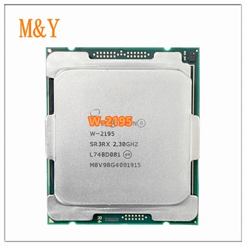 W-2195 Для Xeon W 2195 SR3RX Официальная версия 2,3 ГГц 18-Ядерный 140 Вт 24,75 МБ Кэш-памяти LGA-2066 Серверный процессор CPU W2195