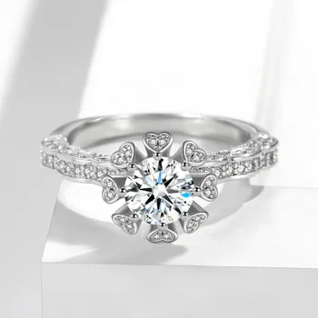 Изысканные Модные Обручальные кольца серебристого цвета для женщин, модные кольца с белыми камнями из циркона, свадебные украшения для новобрачных на годовщину свадьбы
