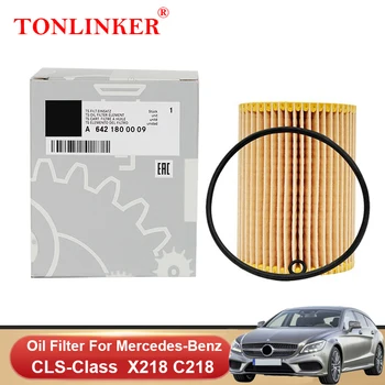Масляный Фильтр TONLINKER A6421800009 Для Mercedes Benz CLS Class X218 C218 2012-2017 350CDI 350d 350Blue 4MATIC Diesel OM642 3.0L