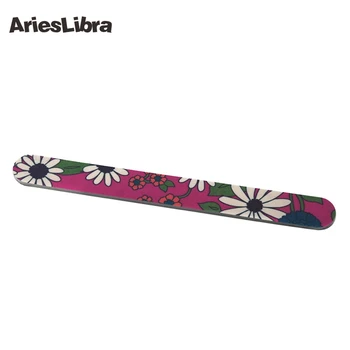 AriesLibra, 1 шт., двусторонний рисунок в виде Солнца и цветка, дизайн ногтей акриловым лаком, шлифовальная пилочка, буфер для УФ-геля, полировщик, пилочки для ногтей